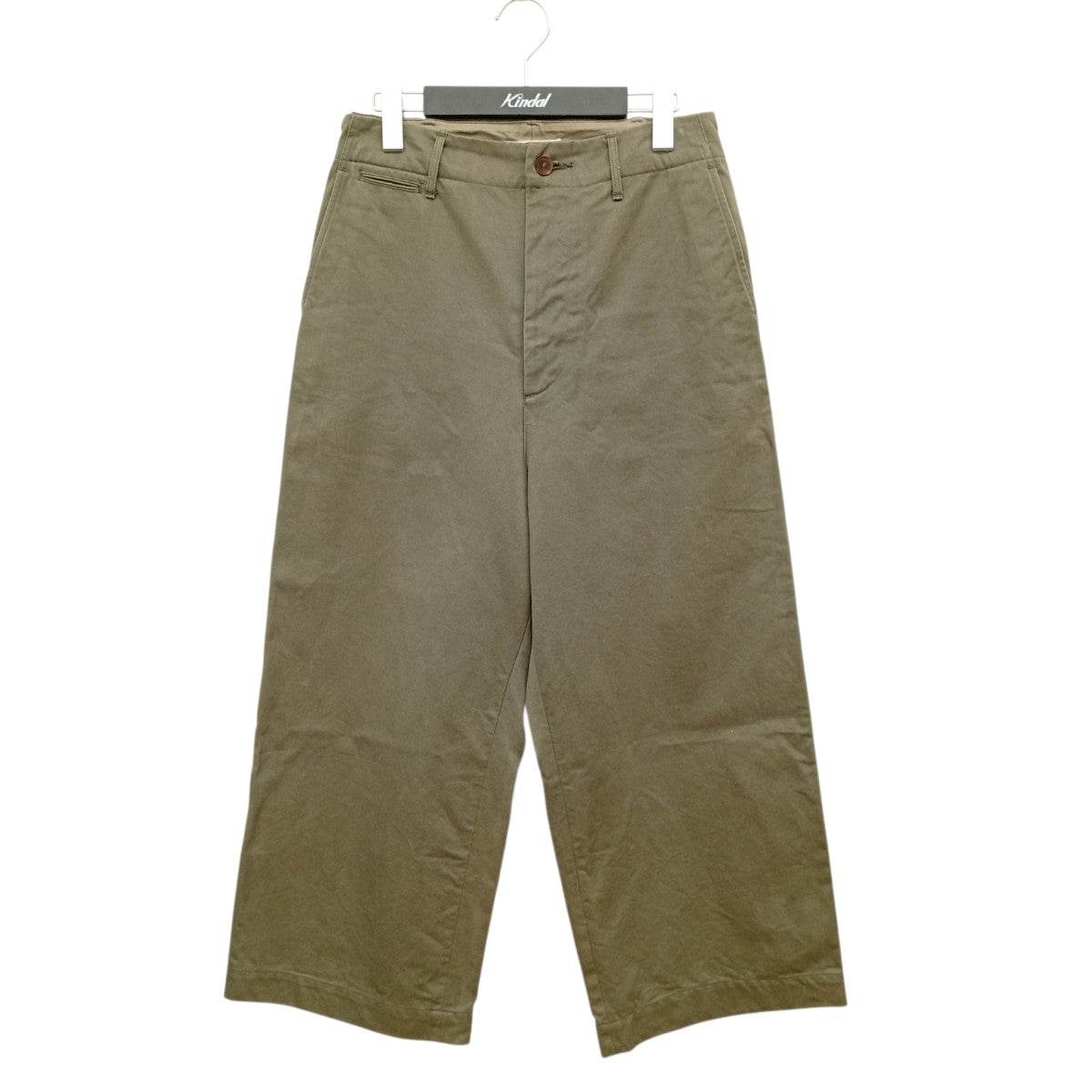 AURALEE WASHED FINX CHINO WIDE PANTSチノワイドパンツA8AP01CN 古着・中古-1枚目のアイテム画像