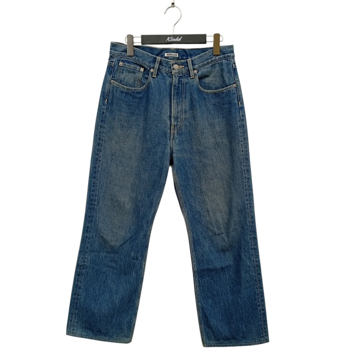 AURALEE WASHED HARD TWIST DENIM 5P PANTSデニムパンツA20SP07DM 古着・中古-1枚目のアイテム画像