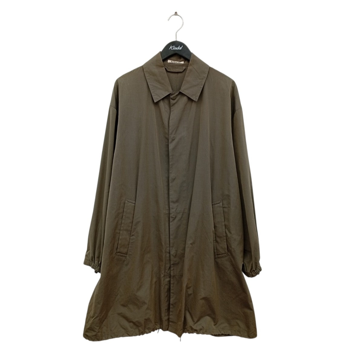 AURALEE 18SSCHAMBRAY BIG SOUTIEN COATコートA8SC01SC 古着・中古-1枚目のアイテム画像