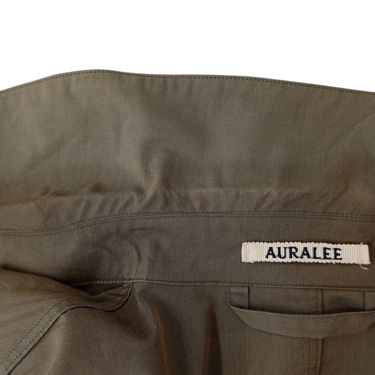 AURALEE 18SSCHAMBRAY BIG SOUTIEN COATコートA8SC01SC 古着・中古-8枚目のアイテム画像