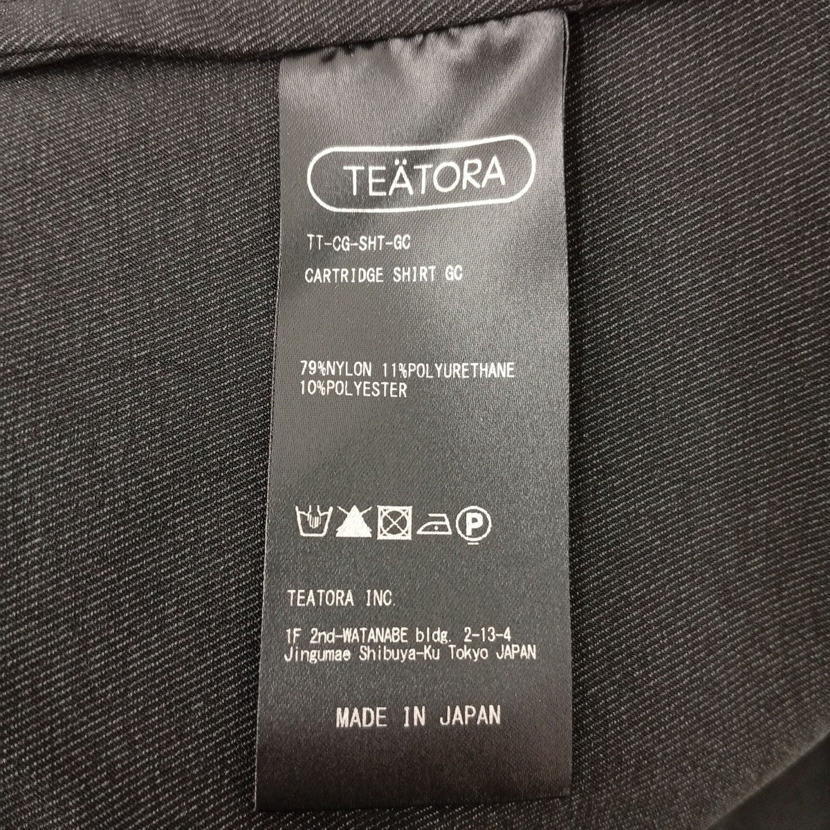 TEATORA CARTRIDGE SHIRT GHOST CODEシャツジャケットTT-CG-SHT-GC 古着・中古-4枚目のアイテム画像