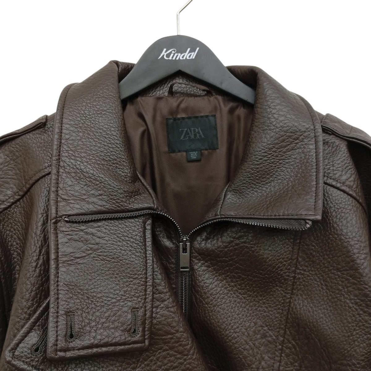 ZARA ライダースジャケット 古着・中古-4枚目のアイテム画像