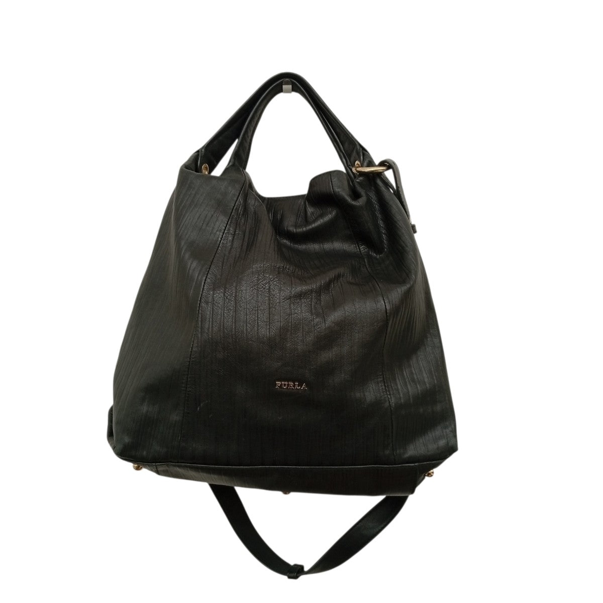 FURLA エリザベス ホーボー2WAYバッグ 古着・中古-1枚目のアイテム画像