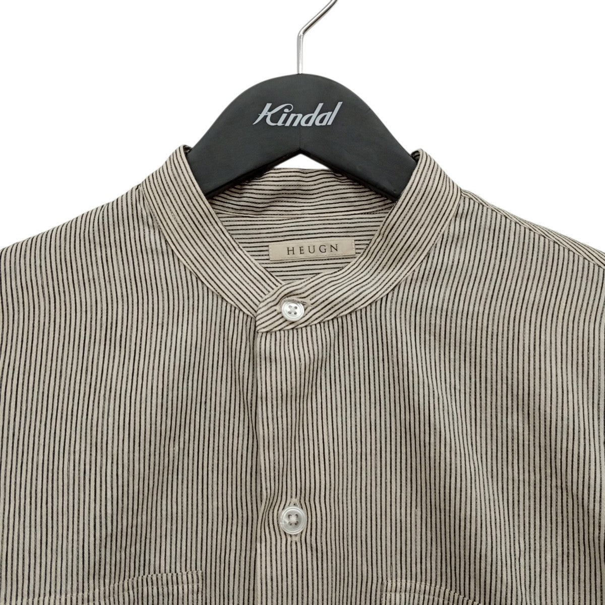 HEUGN 25SSCODY BLOUSONストライプシャツCOAT076 古着・中古-5枚目のアイテム画像