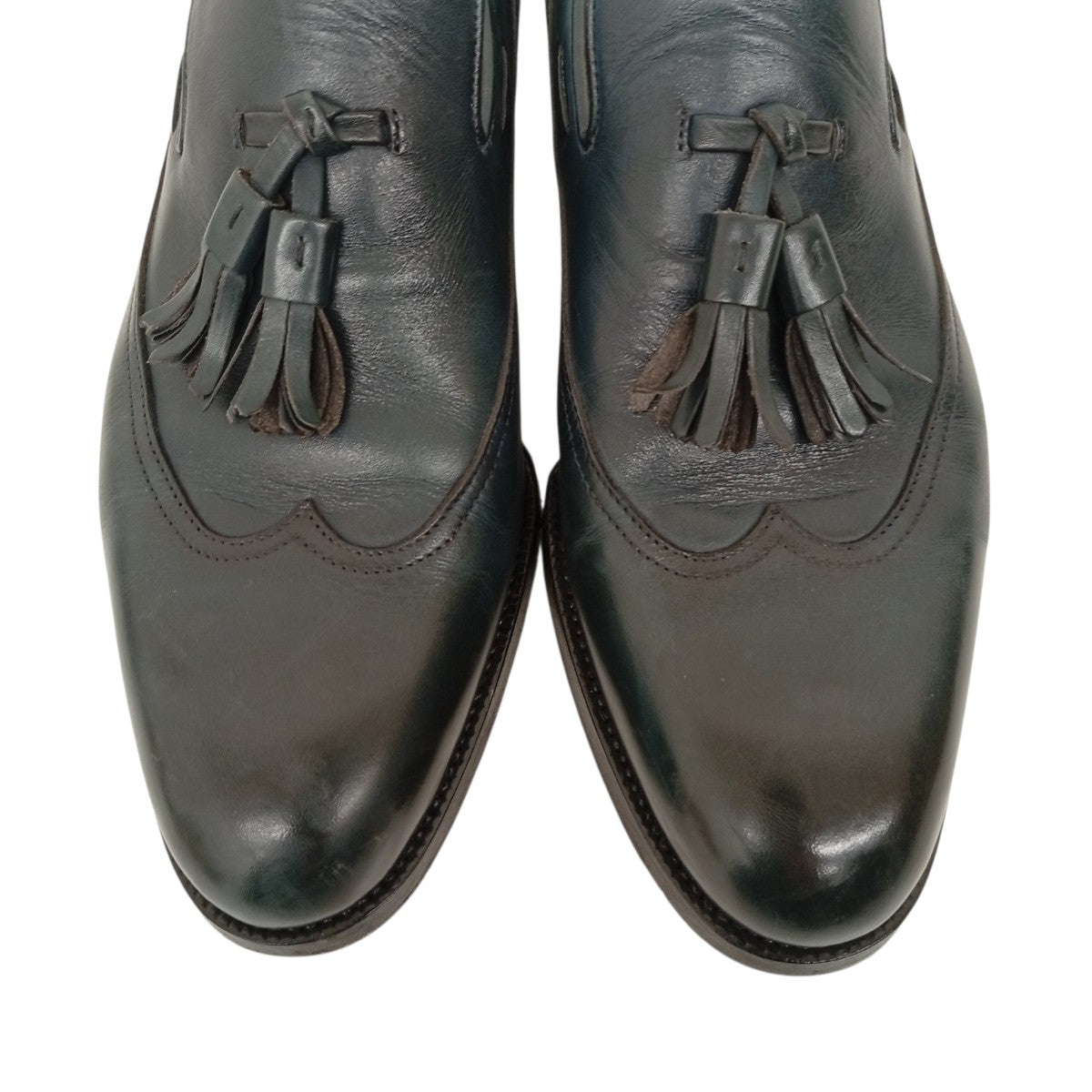SAINT CRISPIN’S×STRASBURGO タッセルローファー 古着・中古-9枚目のアイテム画像
