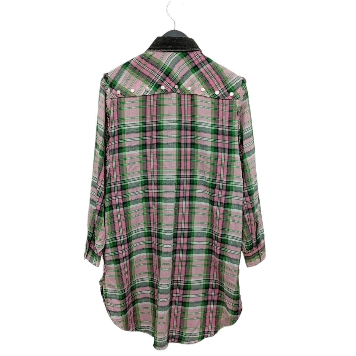 DIESEL チェックシャツワンピースIN000057 古着・中古-2枚目のアイテム画像