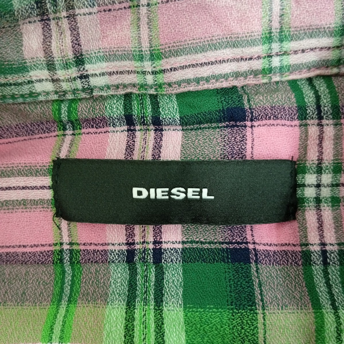 DIESEL チェックシャツワンピースIN000057 古着・中古-3枚目のアイテム画像