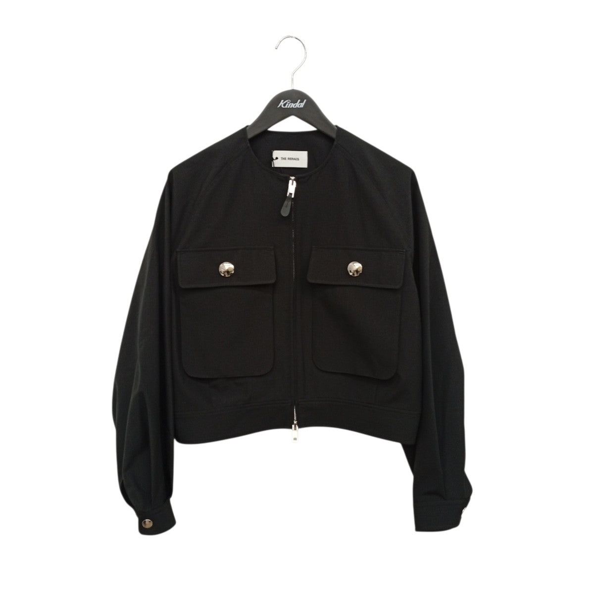 THE RERACS COLLARLESS ZIPUP BLOUSONノーカラージャケット25SS-REBL-481L-J 古着・中古-1枚目のアイテム画像