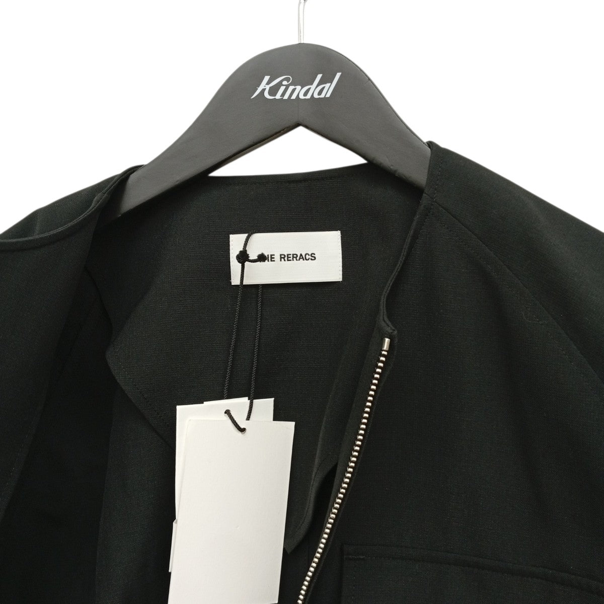 THE RERACS COLLARLESS ZIPUP BLOUSONノーカラージャケット25SS-REBL-481L-J 古着・中古-7枚目のアイテム画像