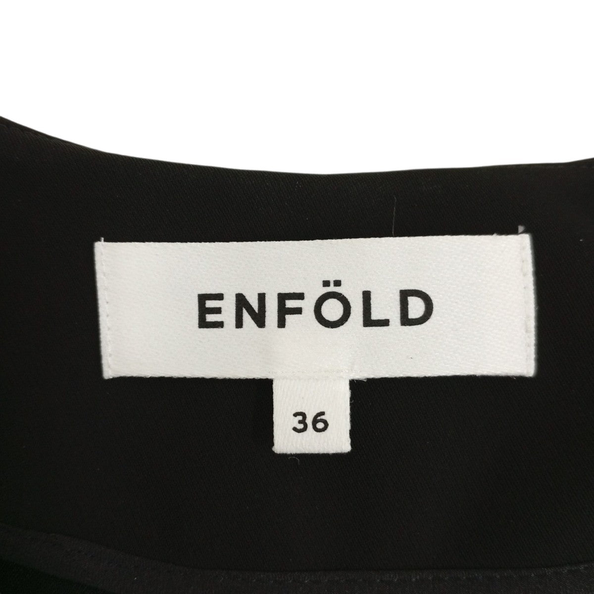 ENFOLD ROUND CURVE JACKETシャツジャケット300IS230-0551 古着・中古-3枚目のアイテム画像