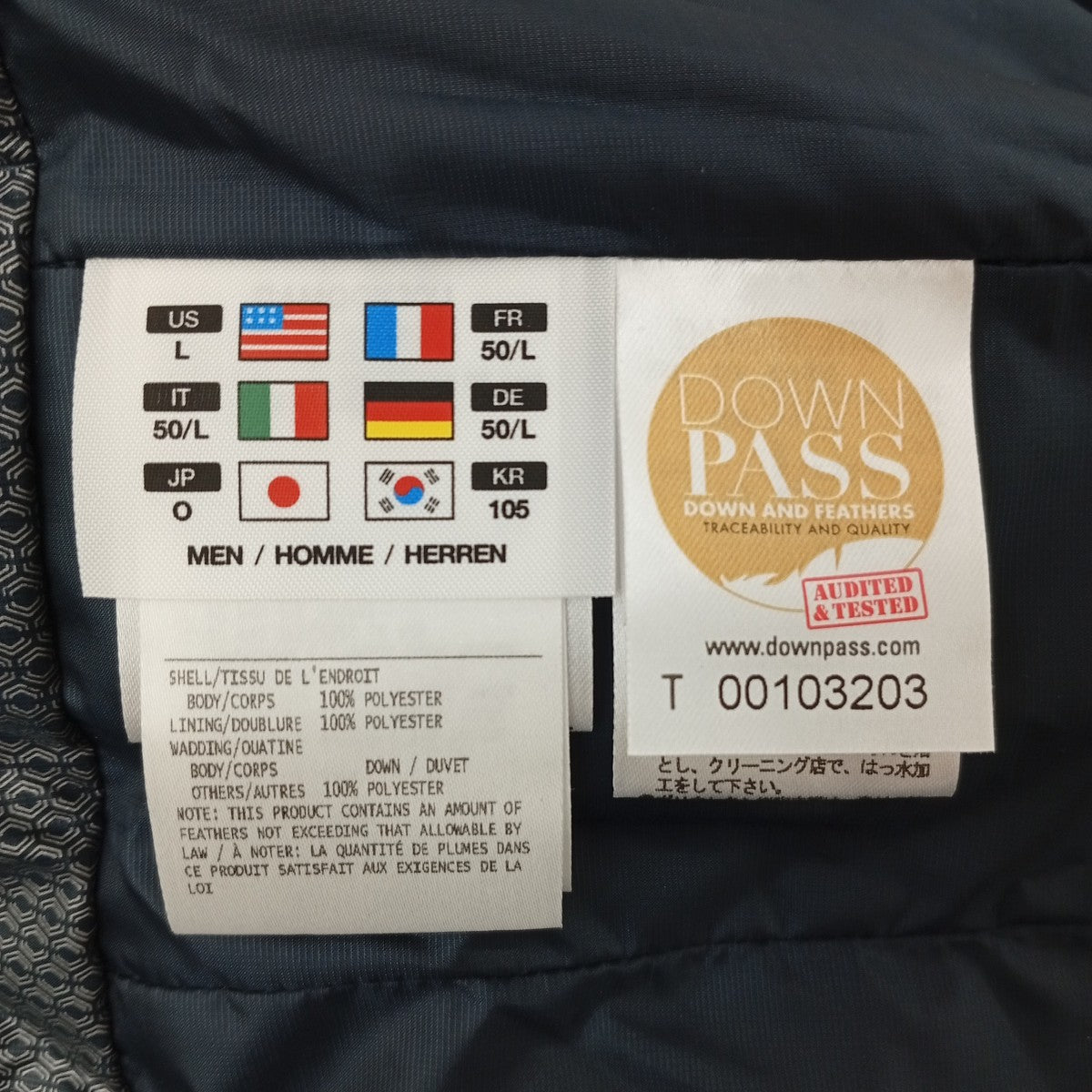 Descente ALLTERRAIN MIZUSAWA DOWN MOUNTAINEERダウンジャケットDAMQGK30U 古着・中古-7枚目のアイテム画像