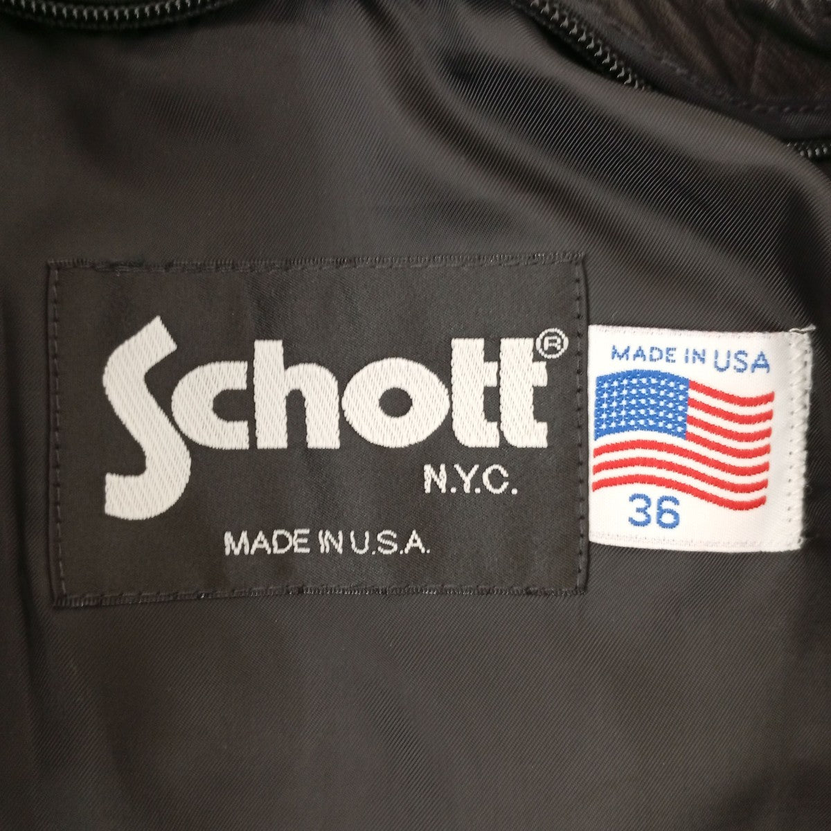 Schott ライダースジャケット1-800-54-ARROW 古着・中古-3枚目のアイテム画像