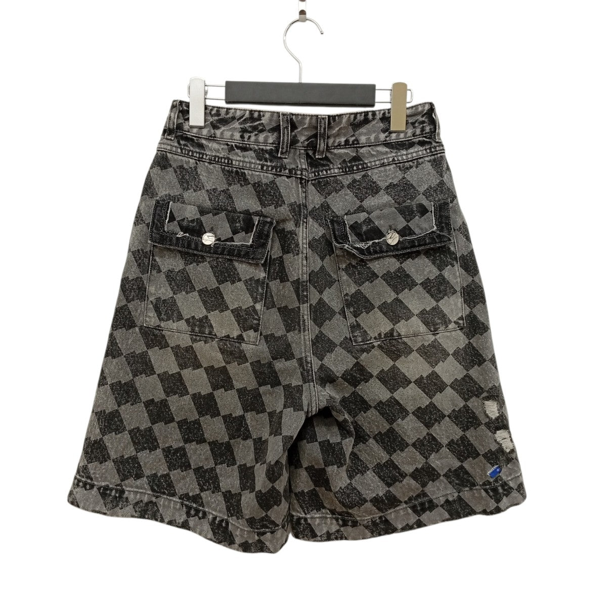 ADER error チェックハーフパンツBMADSSJE0201GR1 古着・中古-2枚目のアイテム画像