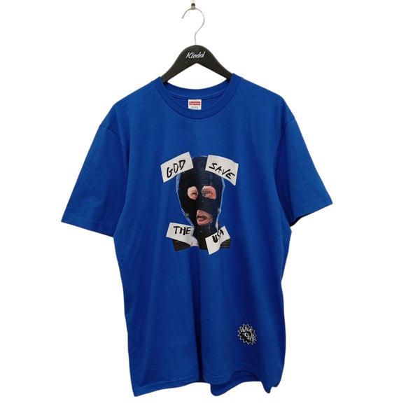 Supreme(シュプリーム) God Save Us TeeTシャツ ブルー サイズ L