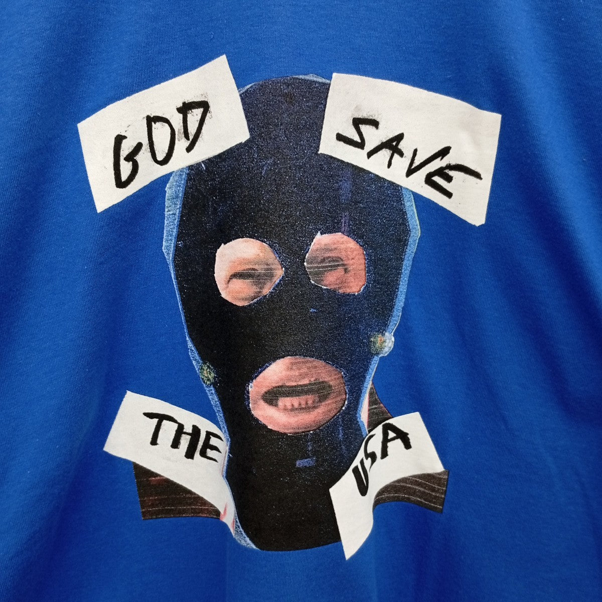 Supreme(シュプリーム) God Save Us TeeTシャツ ブルー サイズ L