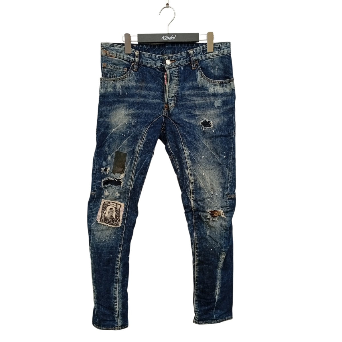 DSQUARED2 KENNY TWIST JEANSダメージ加工デニムパンツS74LA0640 古着・中古-1枚目のアイテム画像