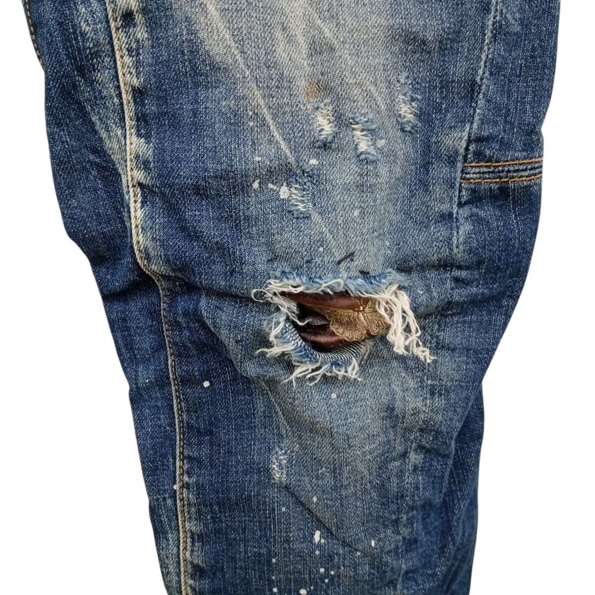 DSQUARED2 KENNY TWIST JEANSダメージ加工デニムパンツS74LA0640 古着・中古-8枚目のアイテム画像