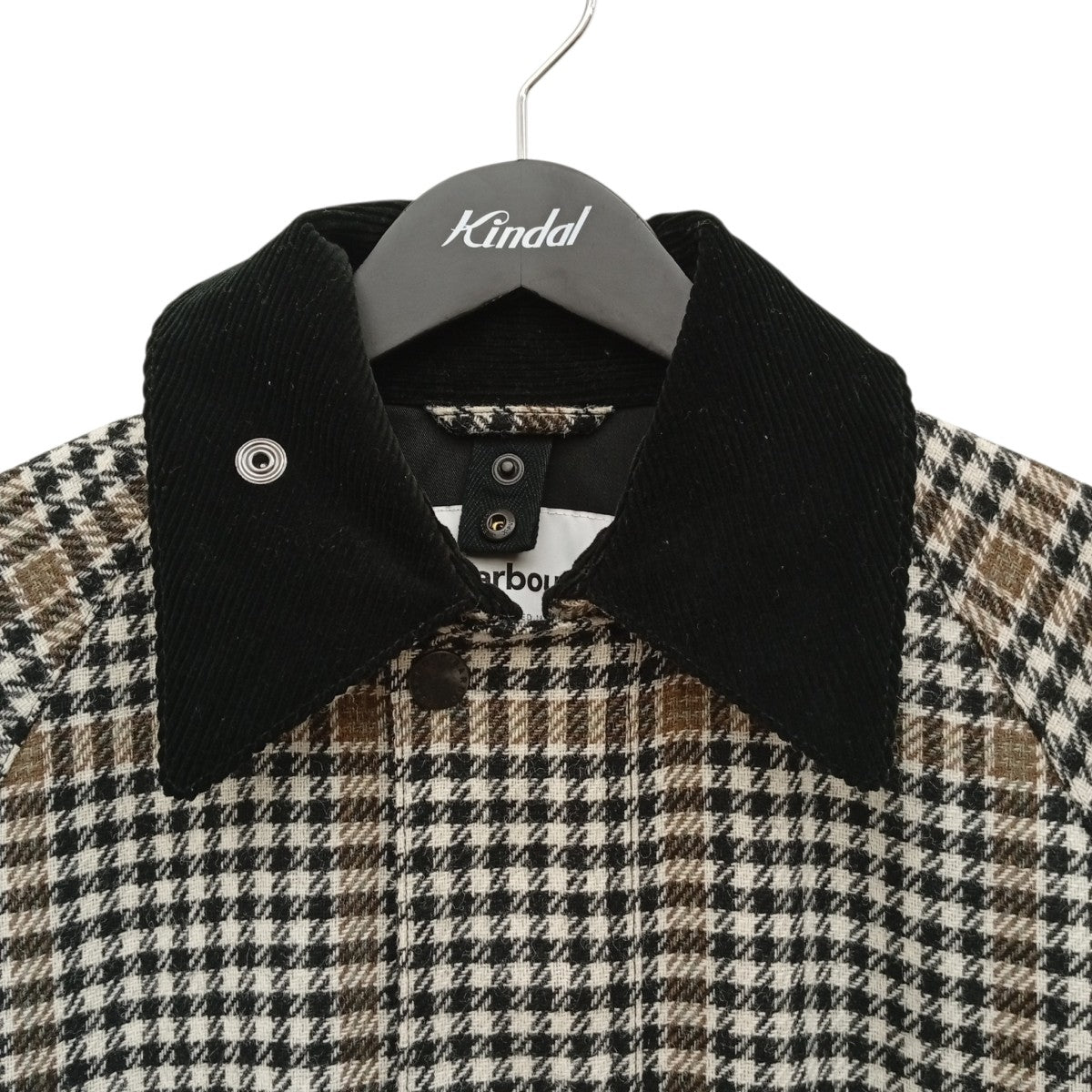 Barbour×BEAMS F BEDALE-F ハウンドトゥース+ペーンジャケット2102367 古着・中古-7枚目のアイテム画像