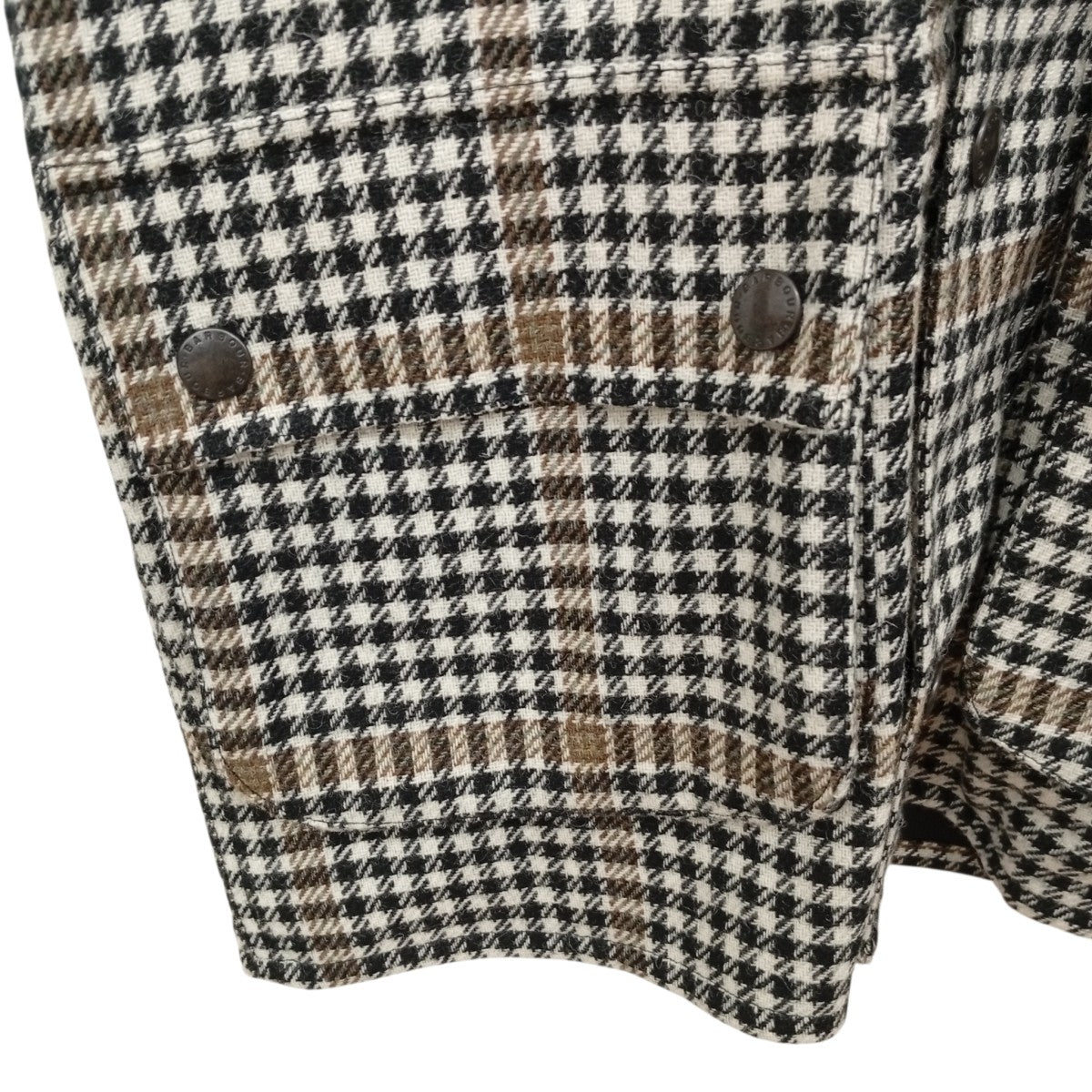 Barbour×BEAMS F BEDALE-F ハウンドトゥース+ペーンジャケット2102367 古着・中古-9枚目のアイテム画像