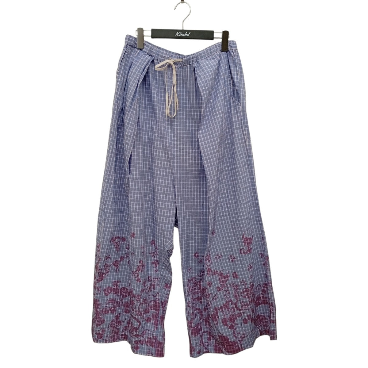 スカルチェックイージーパンツ13TMP07132