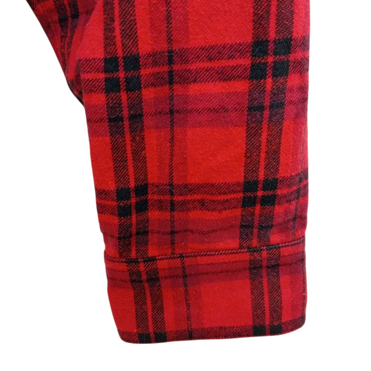 OFFWHITE ARROW PATCHED FLANNNEL CHECK OVERSIZED SHIRTチェックシャツOMGA098R20G71021 古着・中古-7枚目のアイテム画像