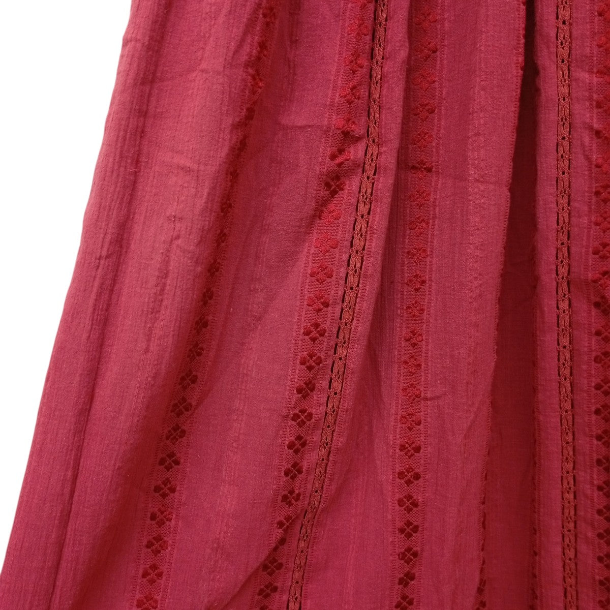 ISABEL MARANT ETOILE コットンレーヨン エンブロイダリーレースロングワンピース78-06-23-06010 古着・中古-6枚目のアイテム画像
