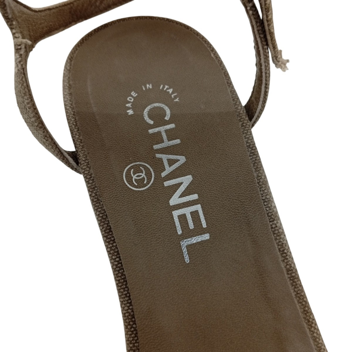 CHANEL(シャネル) ココマーク ウェッジソールサンダル ベージュ