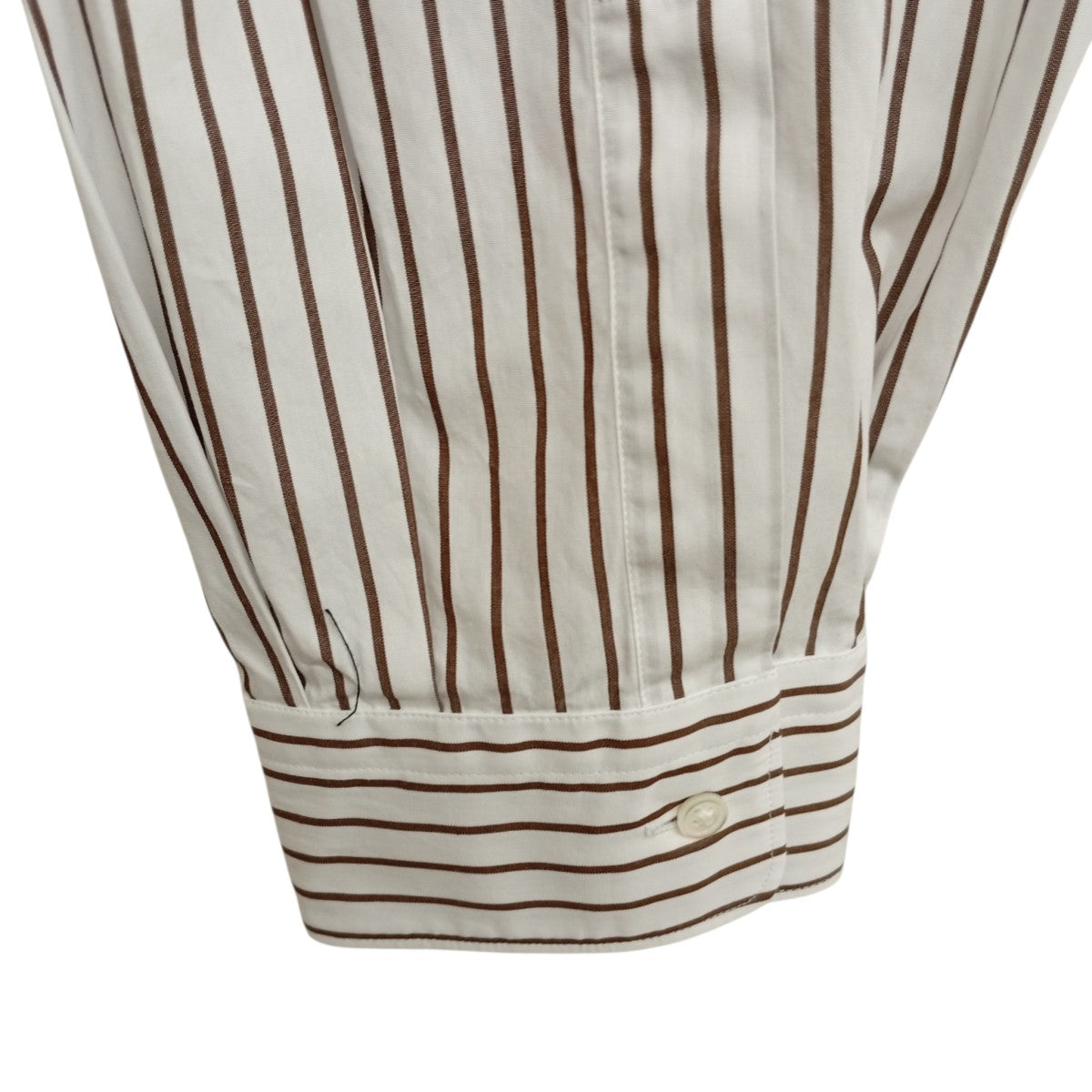 Graphpaper SIDOGRAS Stripe L S Oversized Band Collar ShirtストライプシャツGM254-50026STB 古着・中古-6枚目のアイテム画像