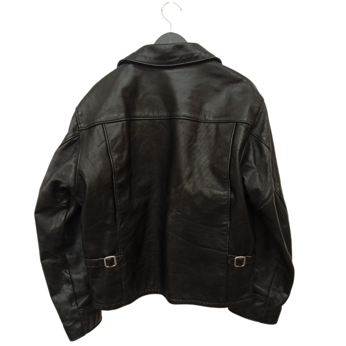 襟付き トラッカーシングルライダースジャケット659