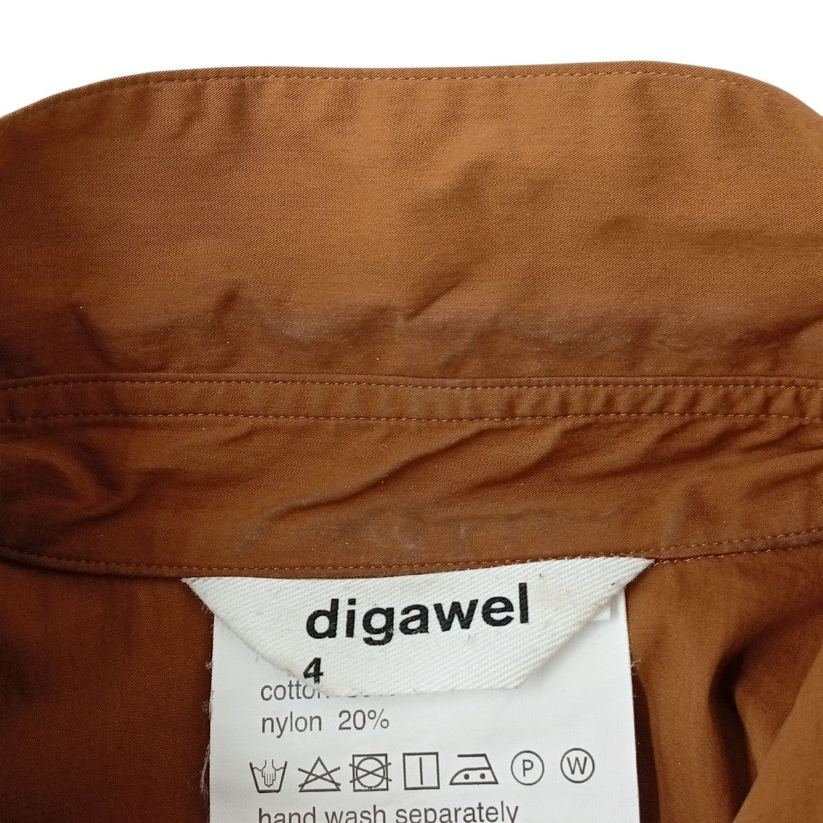 DIGAWEL ロングスリーブシャツ 古着・中古-5枚目のアイテム画像
