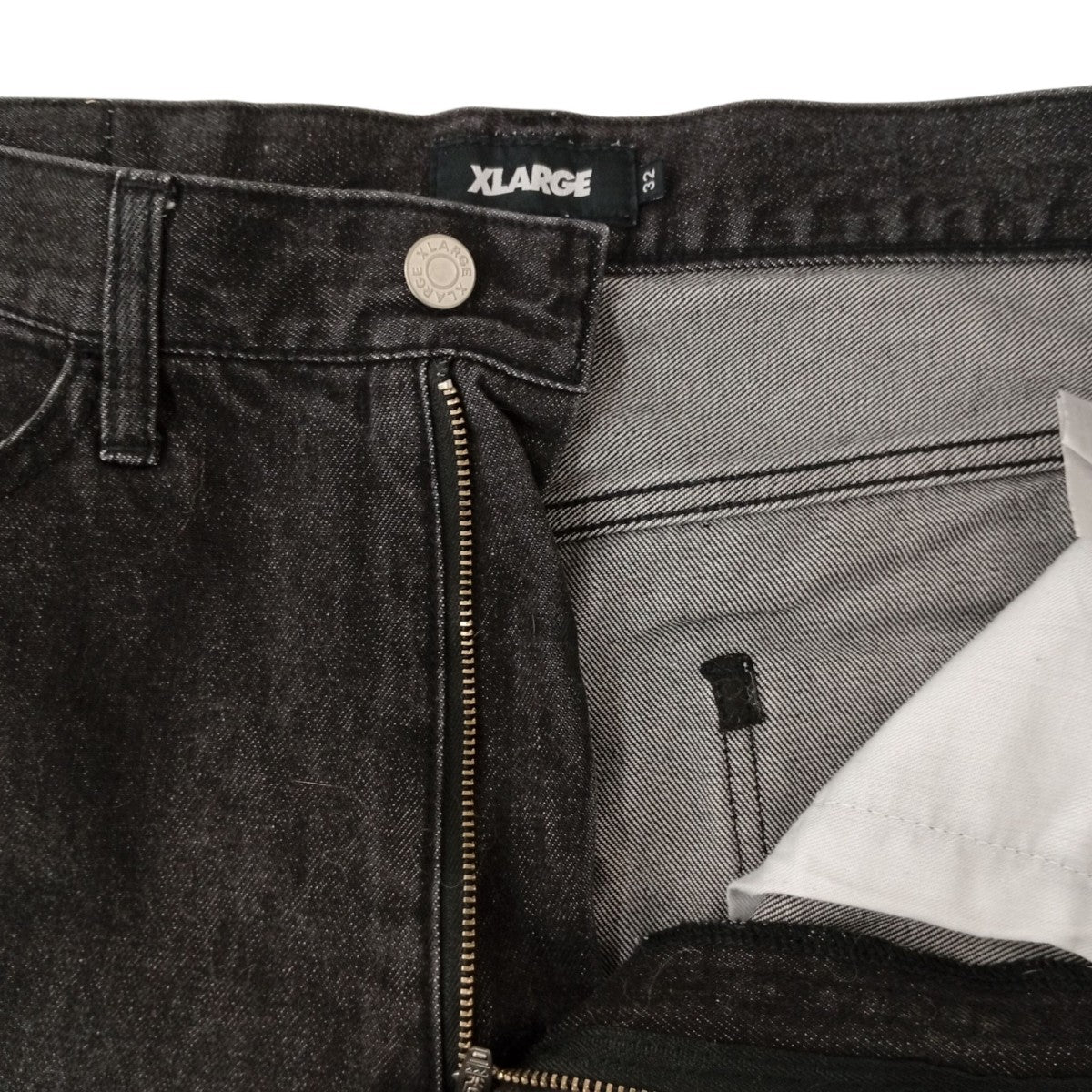 X-LARGE EMBROIDERY DENIM SHORTSデニムハーフパンツ101221031002 古着・中古-3枚目のアイテム画像