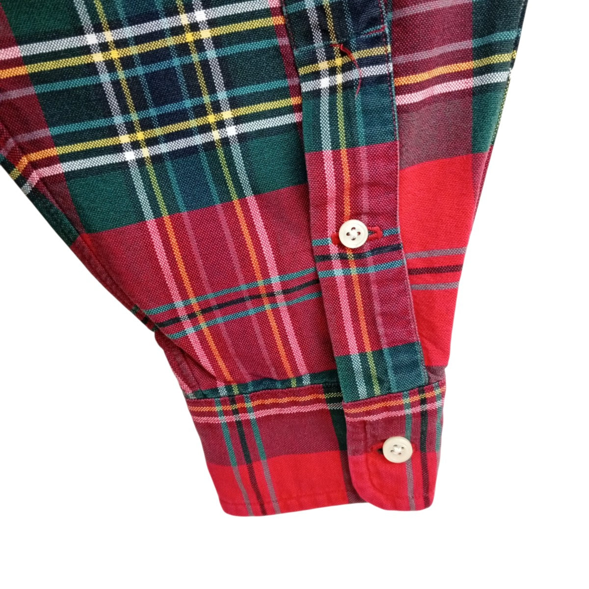 POLO RALPH LAUREN THE BIG OXFORDチェックシャツ 古着・中古-7枚目のアイテム画像