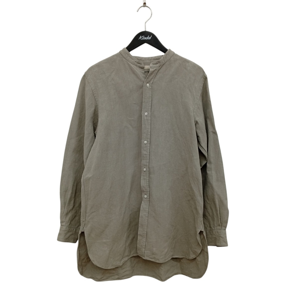 HEUGN Linen Rob ヘビーリネンバンドカラーシャツSHIRT065 古着・中古-1枚目のアイテム画像