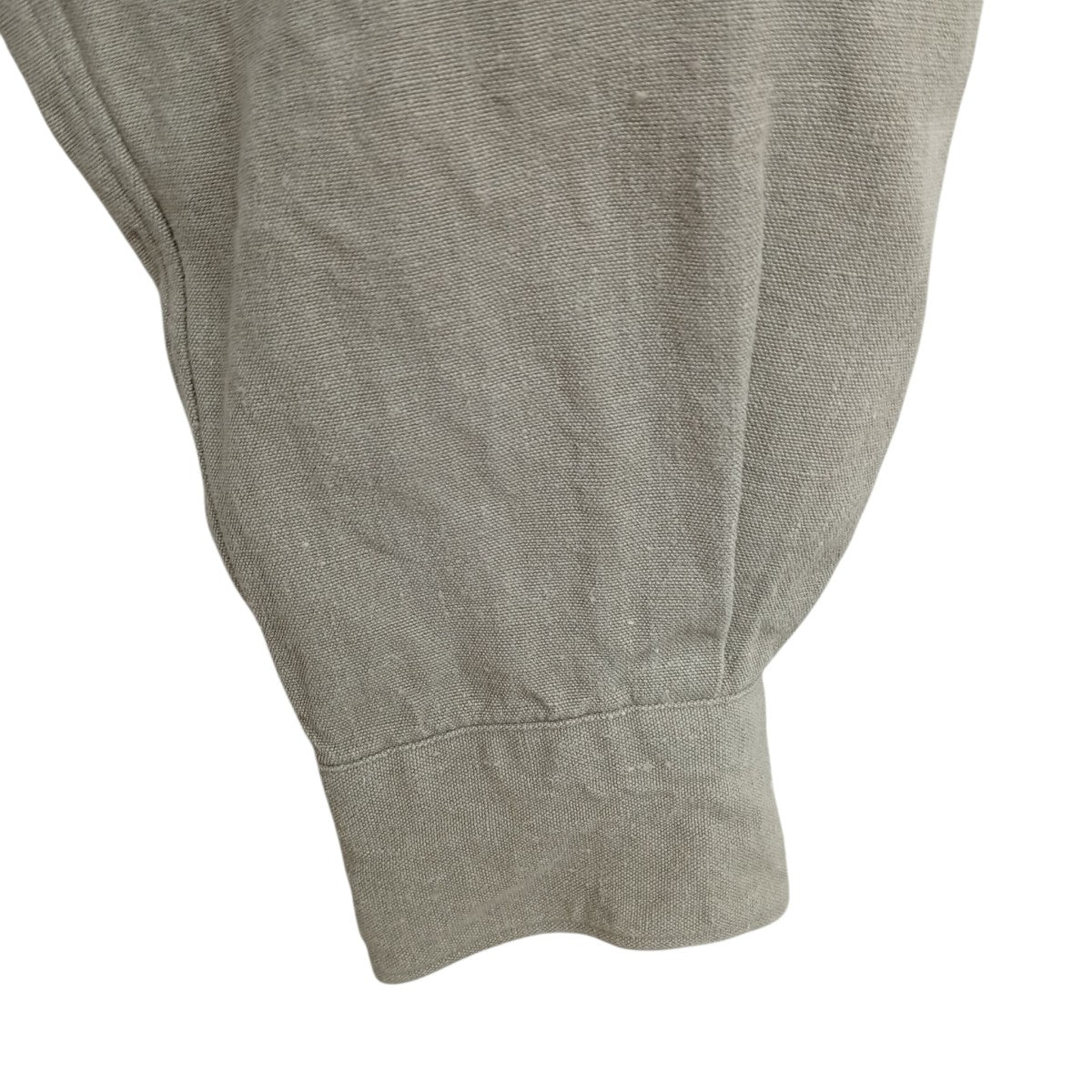 HEUGN Linen Rob ヘビーリネンバンドカラーシャツSHIRT065 古着・中古-5枚目のアイテム画像
