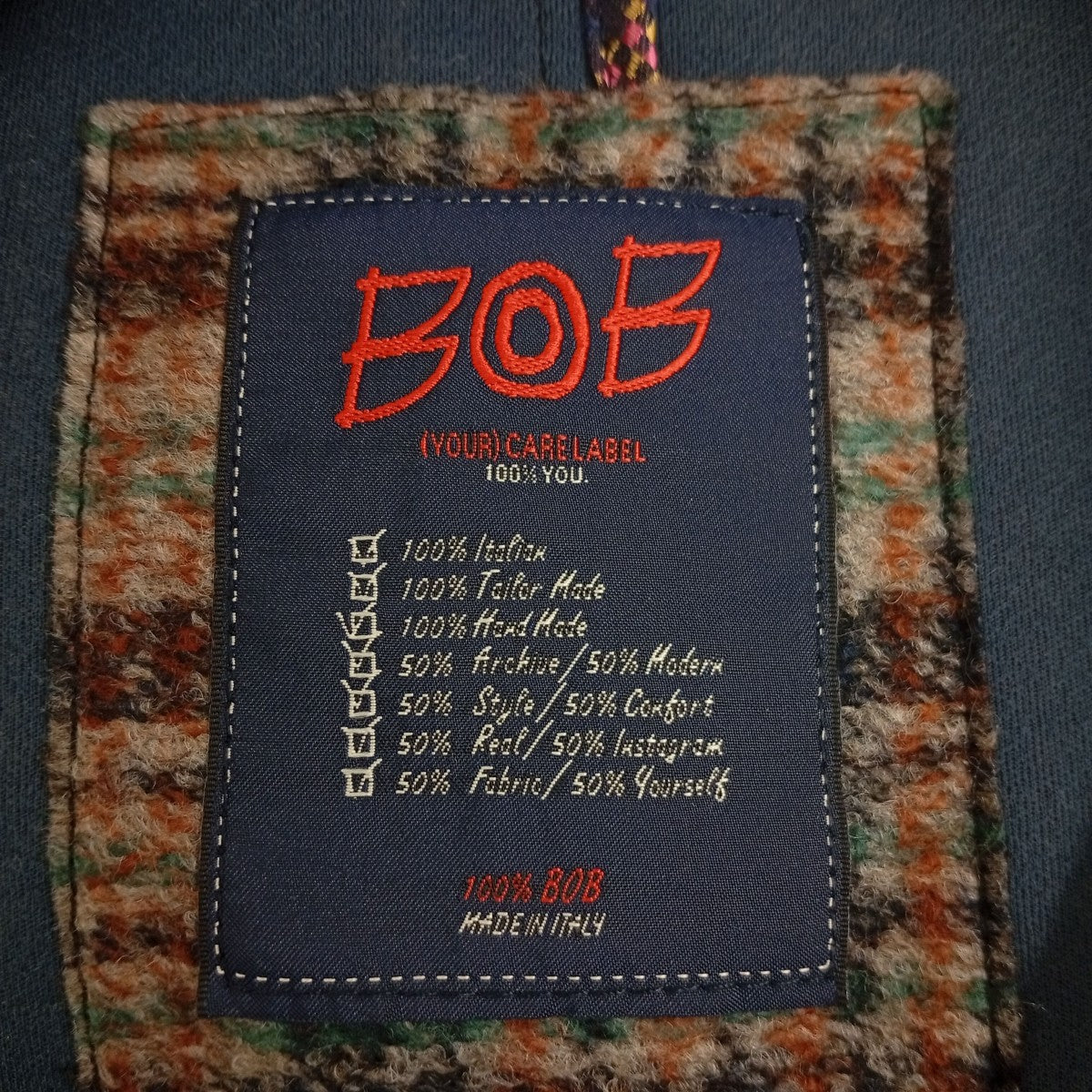 BOB ピンバッチ付きストライプジャケット074731102-1040 古着・中古-3枚目のアイテム画像