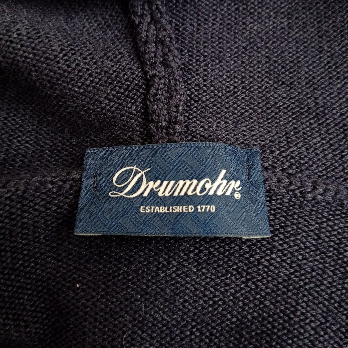 Drumohr ニットパーカー 古着・中古-3枚目のアイテム画像