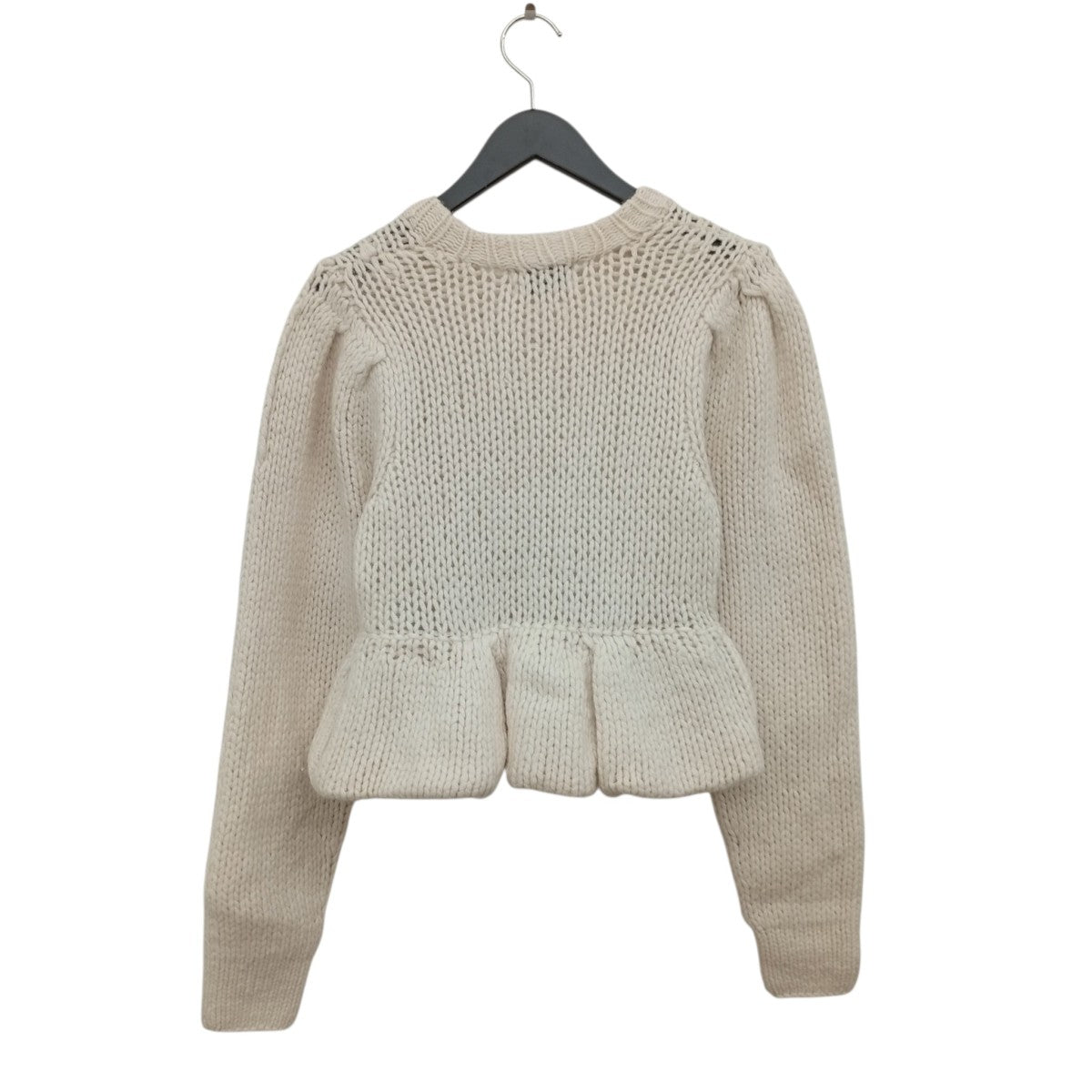 PEPLUM HAND KNIT TOPSセーター19106-2322