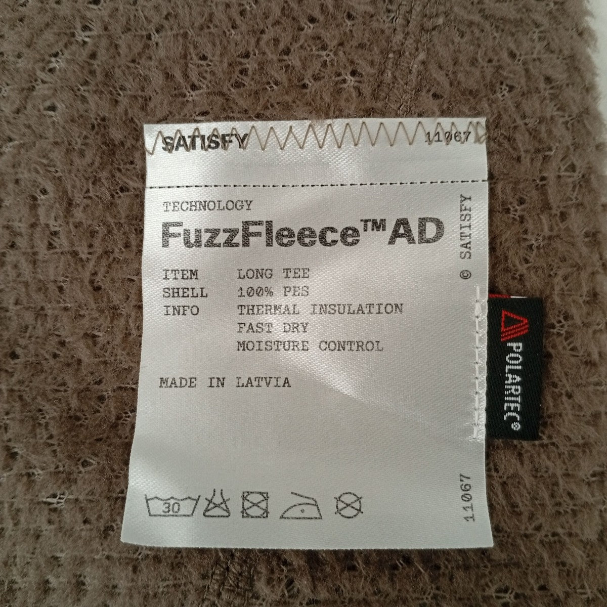SATISFY Fuzz Fleece AD Long Tee長袖カットソー11067 古着・中古-3枚目のアイテム画像
