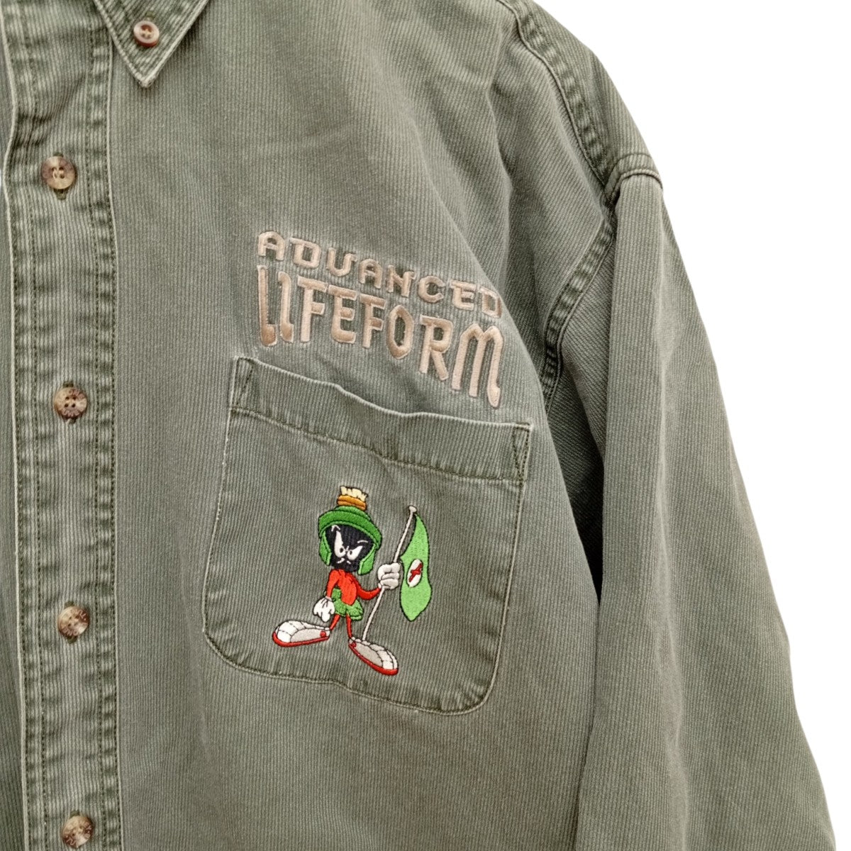 VINTAGE LOONEY TUNES マーヴィン・ザ・マーシャンシャツ 古着・中古-5枚目のアイテム画像