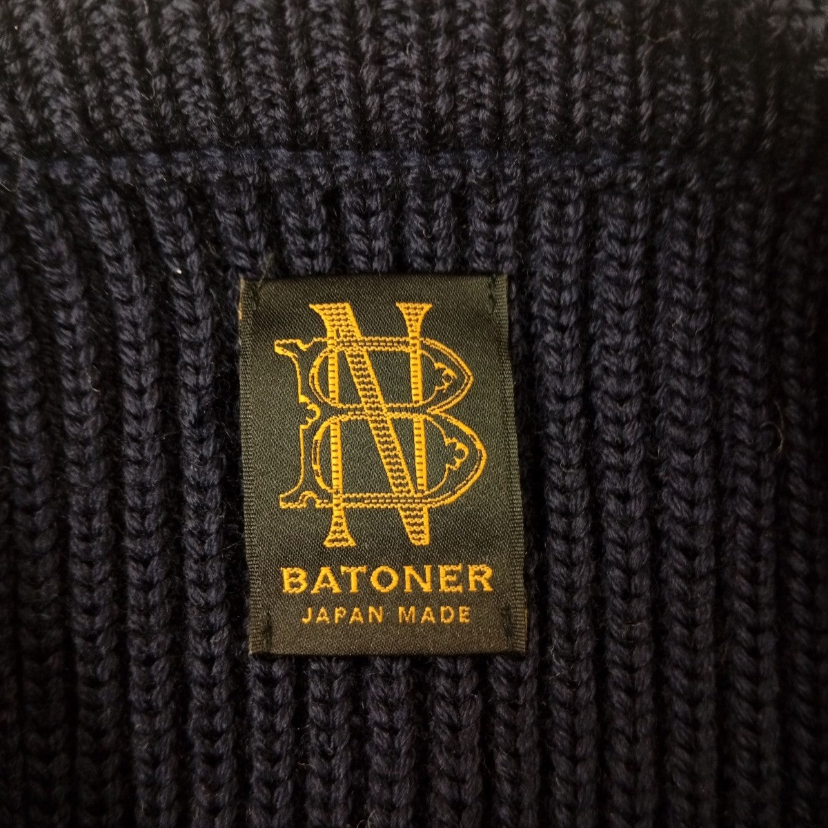 BATONER RIB CREW NECKセーターBN-20FM-034 古着・中古-3枚目のアイテム画像