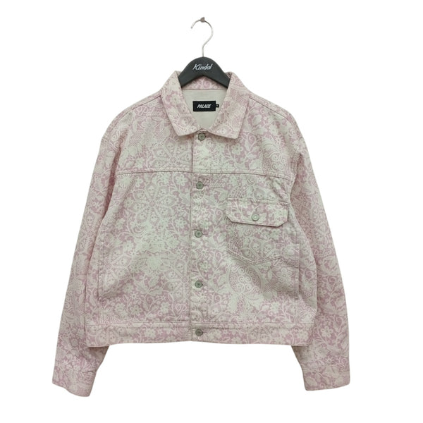 PALACE(パレス) 26SSLACE BLEACHED DENIM JACKET花柄デニムジャケット