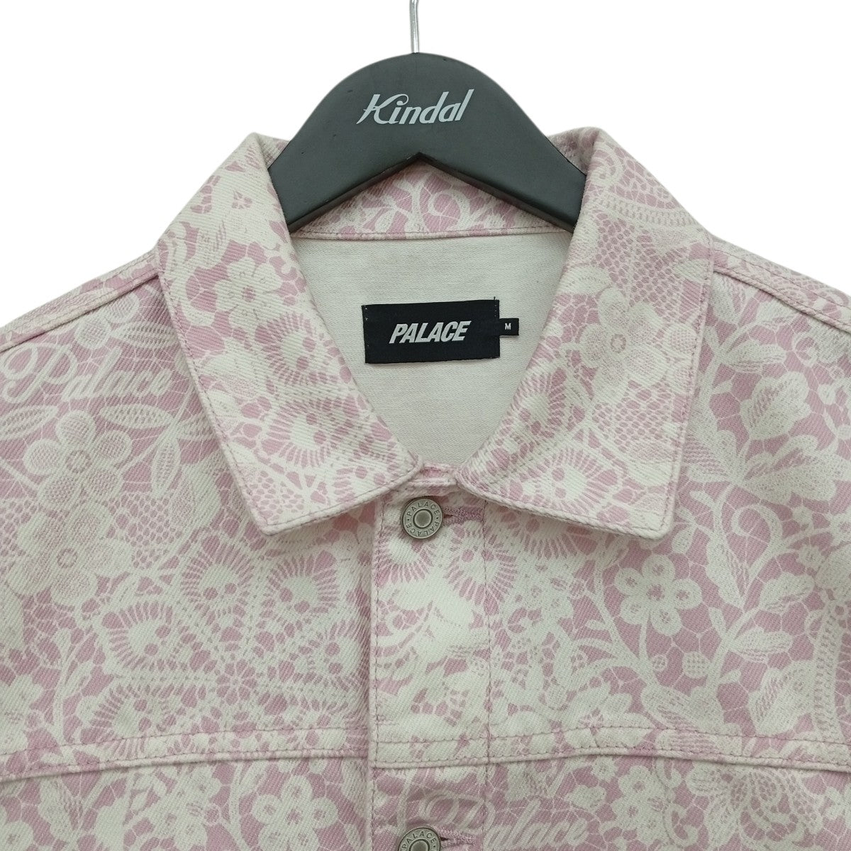 PALACE(パレス) 26SSLACE BLEACHED DENIM JACKET花柄デニムジャケット