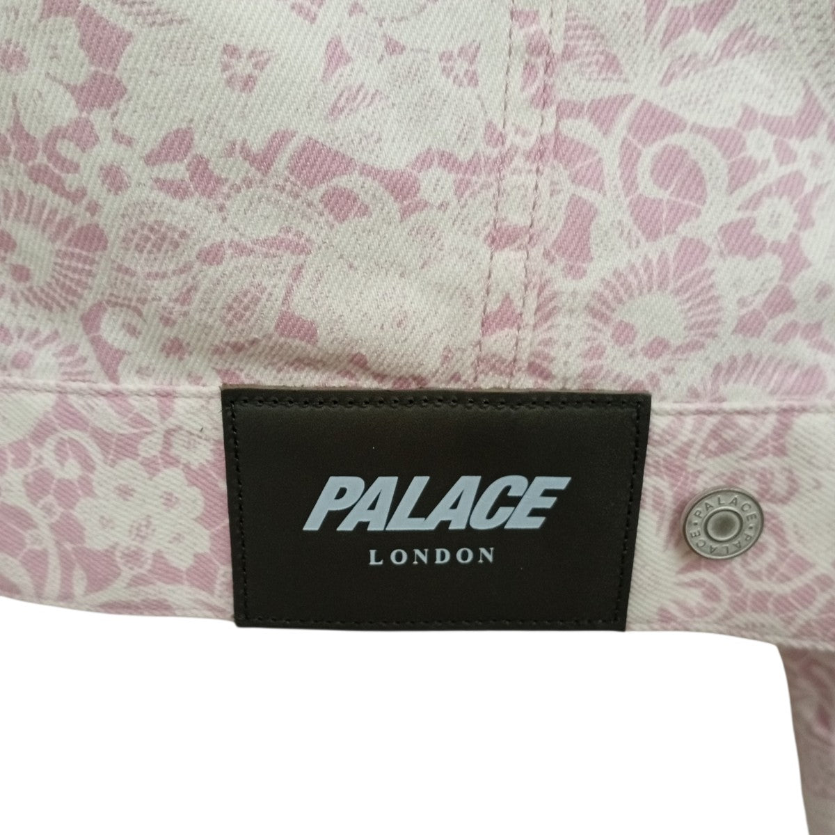 PALACE 26SSLACE BLEACHED DENIM JACKET花柄デニムジャケット 古着・中古-9枚目のアイテム画像