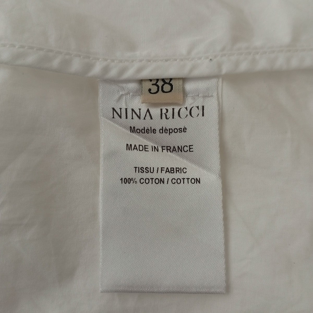 NINA RICCI ブラウス 古着・中古-4枚目のアイテム画像