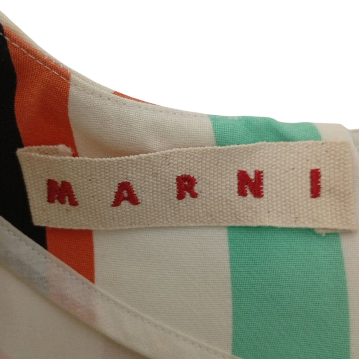 MARNI ストライプブラウスS15CAMAQ28A00TCR50-SUR97 古着・中古-3枚目のアイテム画像