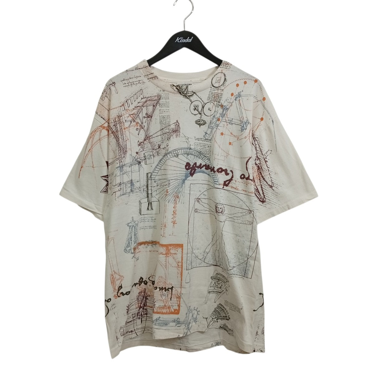 wildwood productions 90s レオナルド・ダ・ヴィンチTシャツ 古着・中古-1枚目のアイテム画像