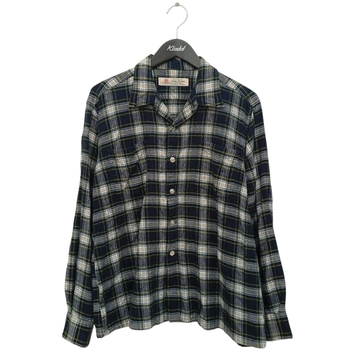 Stephens Brothers イングランド製チェックシャツ 古着・中古-1枚目のアイテム画像