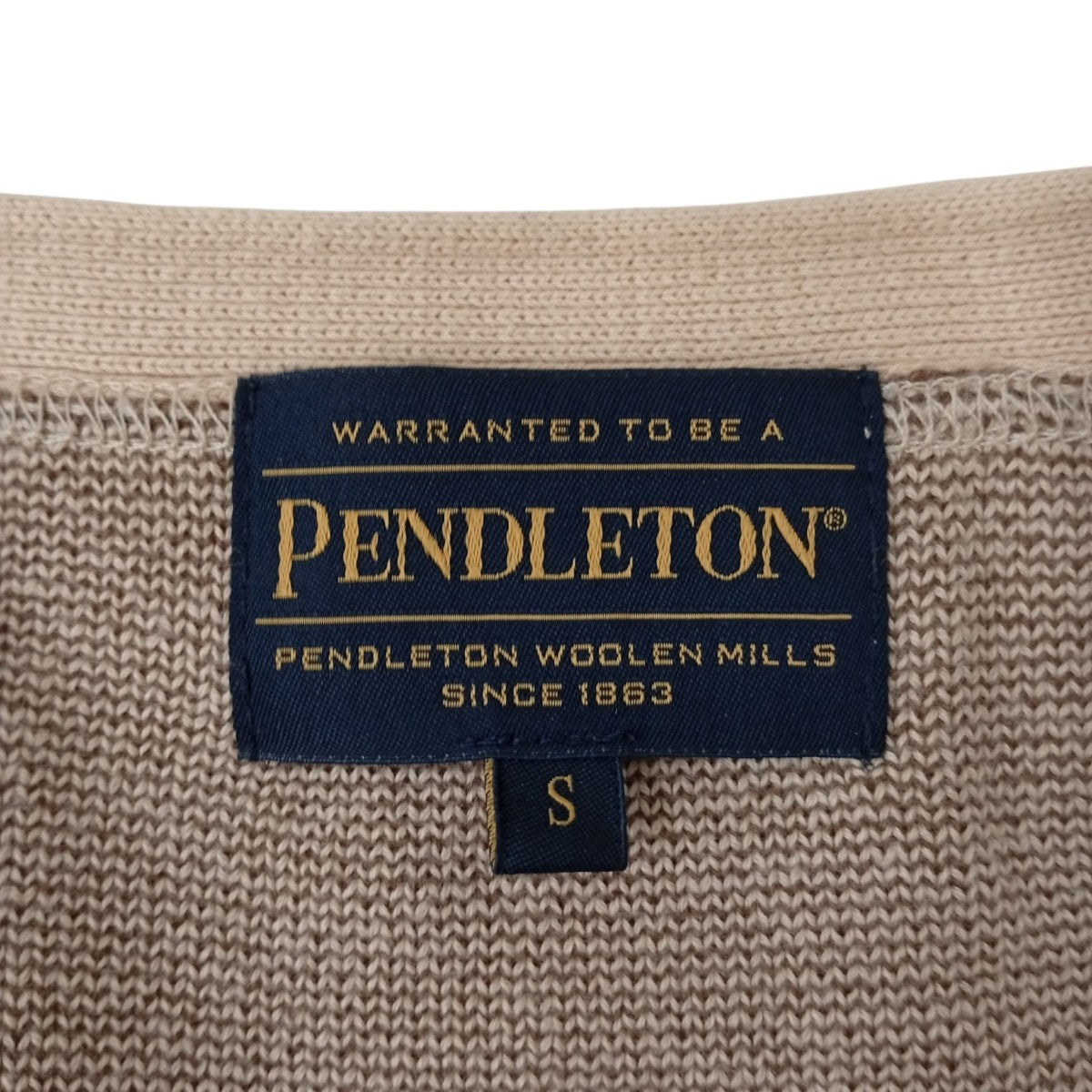 PENDLETON×JOURNAL STANDARD カーディガン20-080-600-9010-1 古着・中古-3枚目のアイテム画像