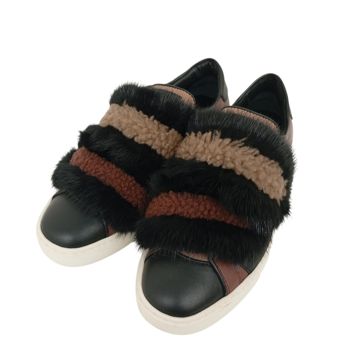 Santoni ファーシューズ 古着・中古-1枚目のアイテム画像