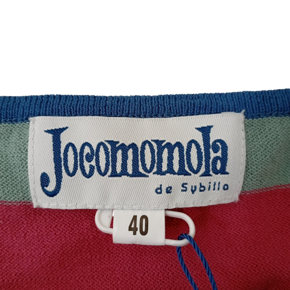 JOCOMOMOLA DE SYBILLA ボーダーニットGJFHW01170 古着・中古-3枚目のアイテム画像